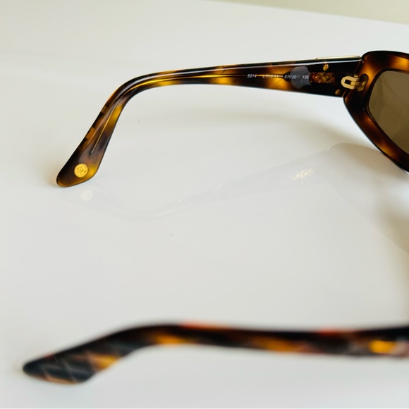 LIKE NEW π€ RARE CHANEL tortoise gold sunglasses 5014 - Picture 12 of 14